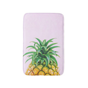 Minimalist Pineapple Bath Mat