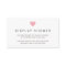 Minimalist Pink Heart Display Shower Baby Shower