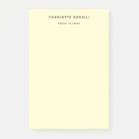 Minimalist Plain Classical Professional Cream