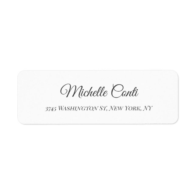 Minimalist Plain Elegant Legible Modern  (Front)