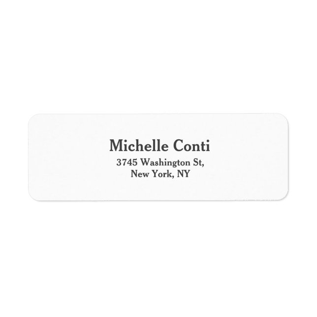 Minimalist Plain Elegant Legible Modern  (Front)