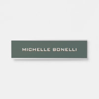 Minimalist Plain Modern Celtic Green
