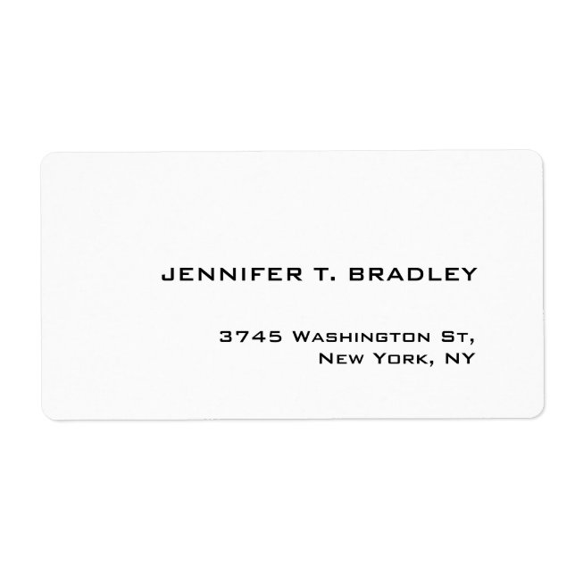 Minimalist Plain Modern Watercolor Floral (Front)