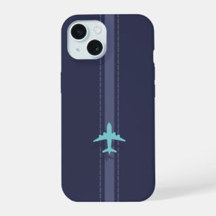 Minimalist plane  iPhone 15 case