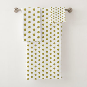 Minimalist Polka Dots Bath Towel Set