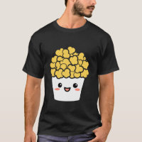 Minimalist Popcorn Sugar Food Simple funny Cute Po