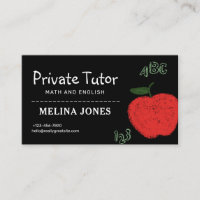 Minimalist Private Tutor and Educators Teacher