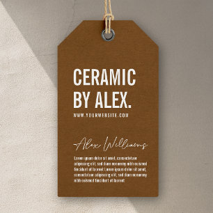 Minimalist Product Logo Hang Tag