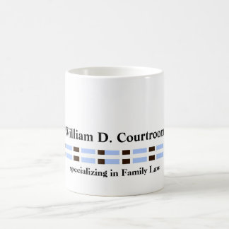 Minimalist Professional Blue Links Coffee Mug