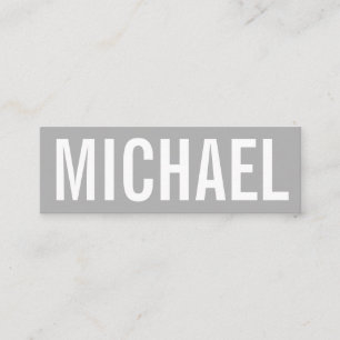 Minimalist professional bold modern business card