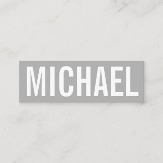 Minimalist professional bold modern business card