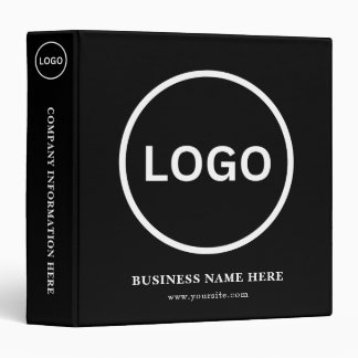 Minimalist Professional Branded Corporate Records Binder