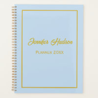 Minimalist Professional Cute Powder Blue Weekly