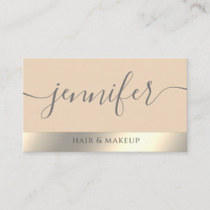 Minimalist professional gold foil business card