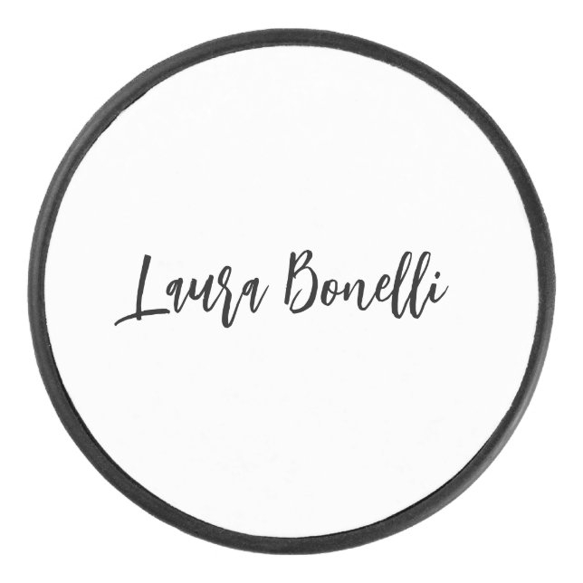 Minimalist Professional Handwrite Plain Name Title (Devant)