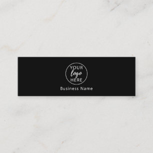 Minimalist Professional Logo Mini Business Card