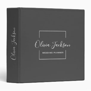 Minimalist Professional Modern Blush Script Binder