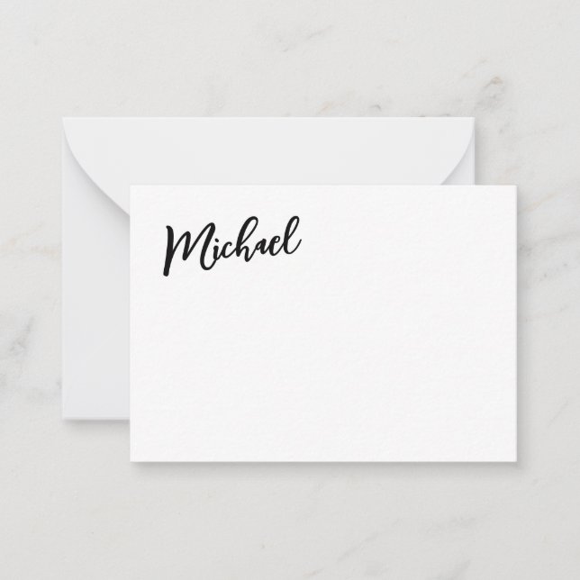 Minimalist Professional Modern Elegant Card (Front)