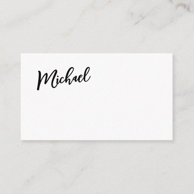 Minimalist Professional Modern Elegant Enclosure Card (Front)