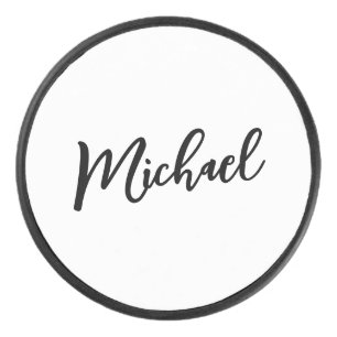 Minimalist Professional Modern Elegant Hockey Puck
