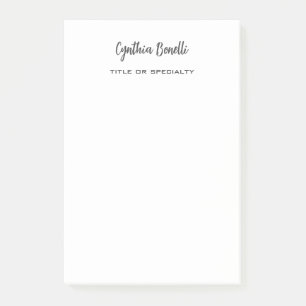 Minimalist Professional Modern Handwritten Post-it Notes