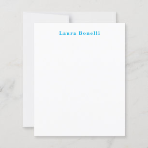 Minimalist Professional Modern Plain Name Paper