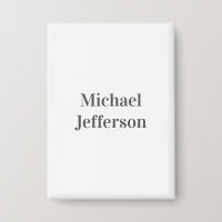 Minimalist Professional Modern Plain Name Title