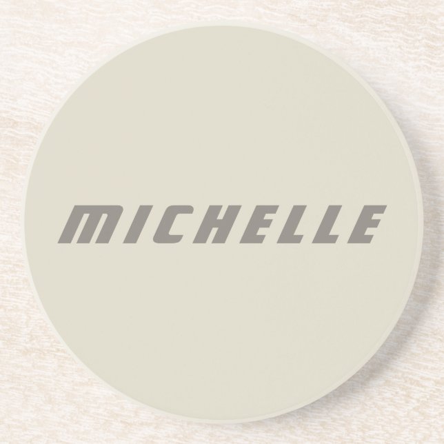 Minimalist Professional Modern Science Fiction Coaster (Front)