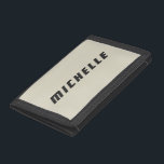 Minimalist Professional Modern Science Fiction Trifold Wallet<br><div class="desc">Modern Professional Simple Design.</div>