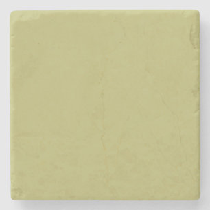 Minimalist Professional Modern Solid Olive Green Stone Coaster
