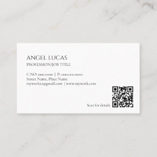  Minimalist Professional Plain  Business Card