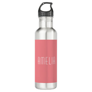 Minimalist Professional Plain Simple Name 710 Ml Water Bottle