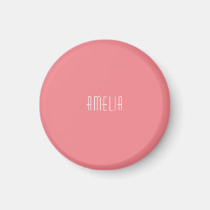 Minimalist Professional Plain Simple Name Magnet