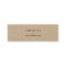 Minimalist Professional Rustic Kraft