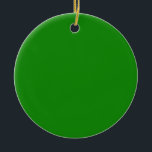 Minimalist Professional Solid India Green Colour Ceramic Ornament<br><div class="desc">Extremely aesthetic,  simple and professional design in green colour.</div>