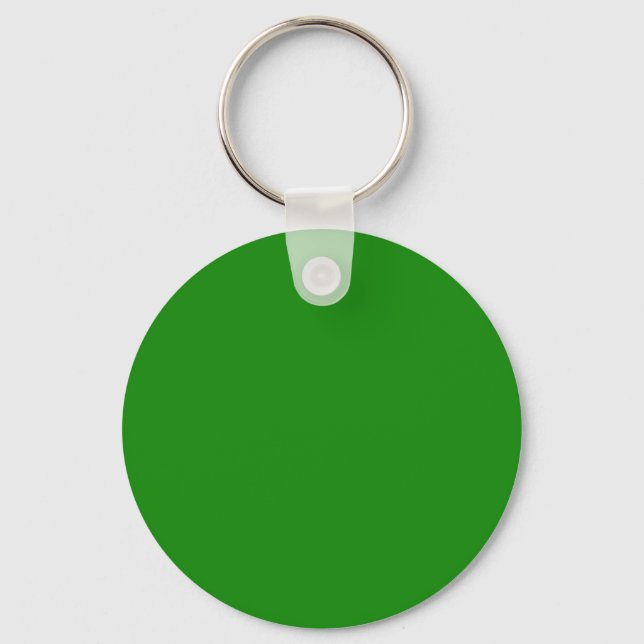 Minimalist Professional Solid India Green Colour Keychain (Front)