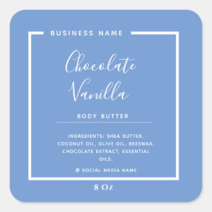 Minimalist professional typography  product  squar square sticker