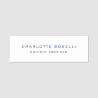 Minimalist Professional Your Name Title Profession