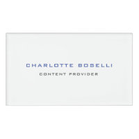 Minimalist Professional Your Name Title Profession