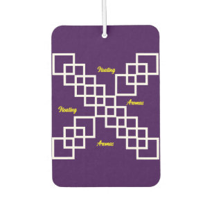 Minimalist Purple Floral Scented Hanging Air Freshener