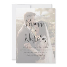 Minimalist QR Code Photo Wedding