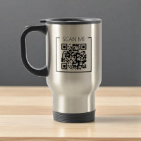 Minimalist QR Code Scan Me Business