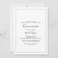 Minimalist Quinceañera