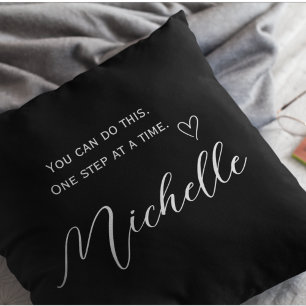 Minimalist Quote You Can Do This Personalized Throw Pillow