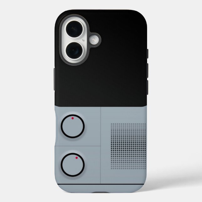 Minimalist Radio Dial Case-Mate iPhone Case (Back)