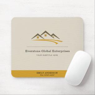 Minimalist Real Estate Agent Business Mouse Pad