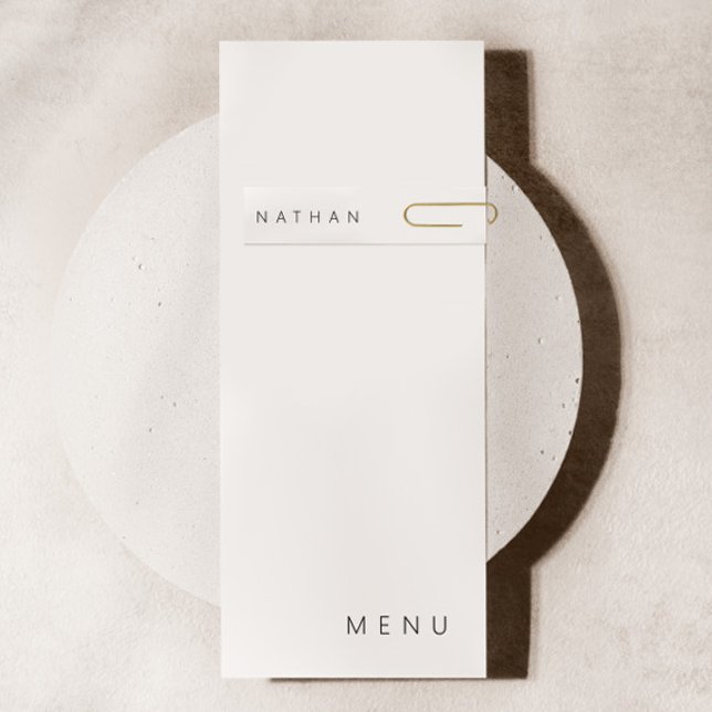 Minimalist Reception Guest's Profile Card 6 in 1 (Creator Uploaded)