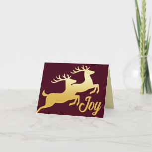 Minimalist Reindeer Card