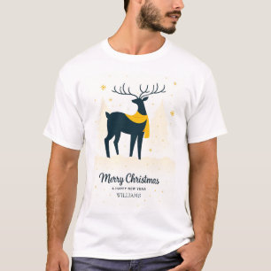 Minimalist Reindeer   Merry Christmas  T-Shirt
