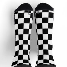 Minimalist Retro Chequered – Monochrome Streetwear